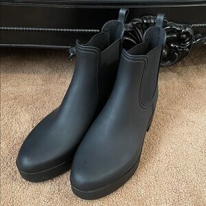 Jeffrey Campbell Matte Black Ankle Boots